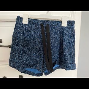 Lululemom blue size 4 shorts